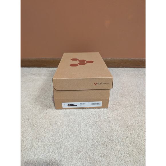 NEW! Vivobarefoot MEN'S GEOCOURT II M OBSIDIAN LEATHER 301050-03 46 EU - Picture 7 of 7